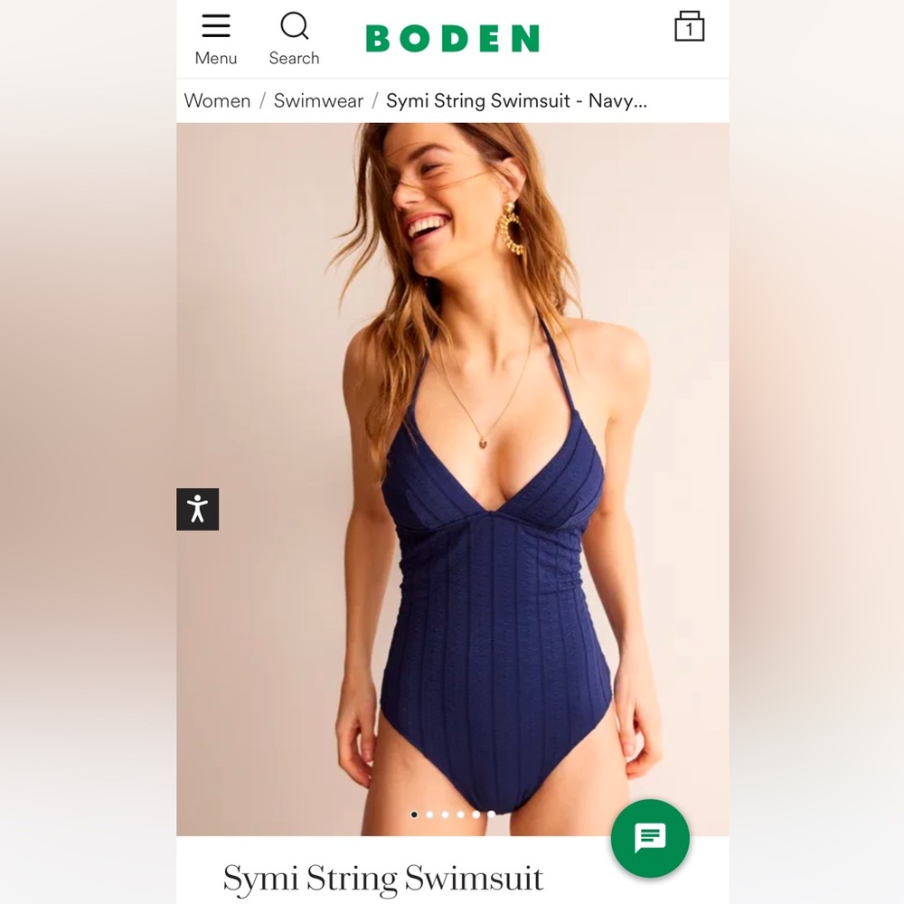 Boden Symi String Swimsuit